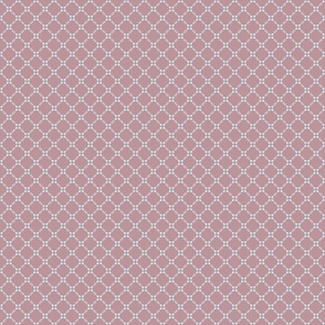 Mauve Flower Lattice