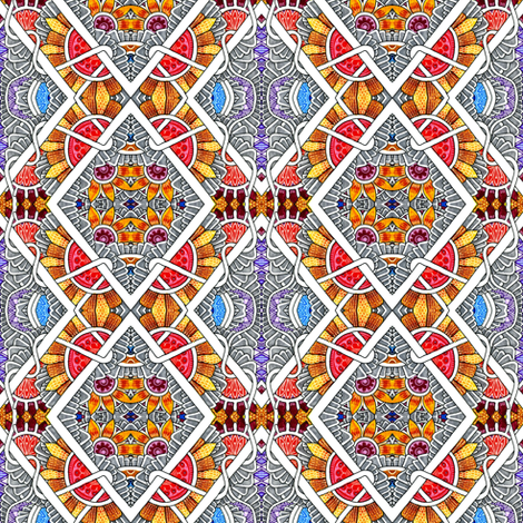 Hot Summer Suns fabric by edsel2084 on Spoonflower - custom fabric