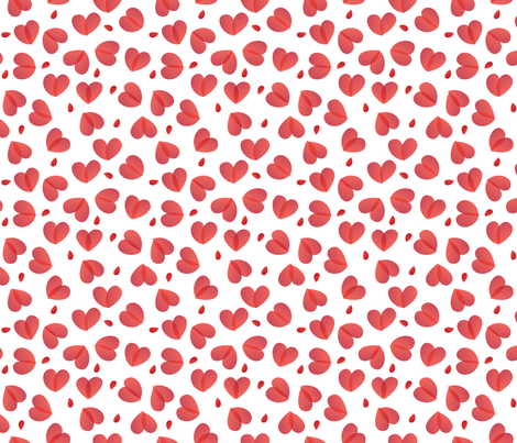 heart_pairs fabric by melhales on Spoonflower - custom fabric