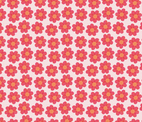 Flowering_hearts fabric by melhales on Spoonflower - custom fabric
