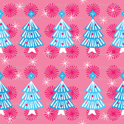Blue Pop Trees