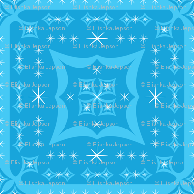 Blue Pop Squares