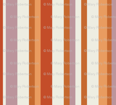 Toasty November Warm Stripes