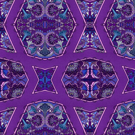 A Crooked Pathway fabric by edsel2084 on Spoonflower - custom fabric