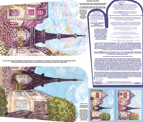2parispointillismthencityscapeovenmittpatternspiecepatternornamentpatternfatquarter_shop_preview