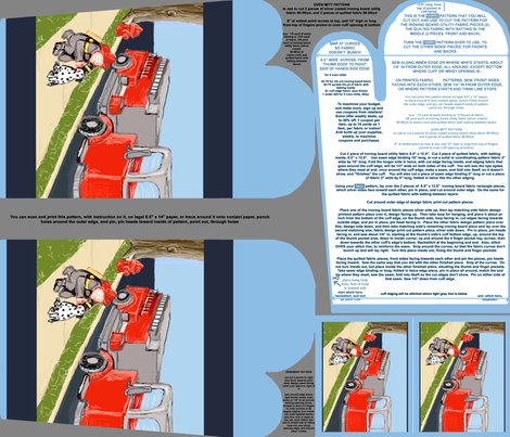 Firemanenginedalmatianovenmittpatternpiecepatternornamentpatternfatquarter_shop_preview