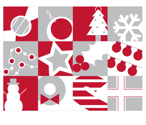 Simple Holidays fabric by bethanysdesigns on Spoonflower - custom fabric