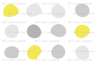 Gray Yellow Dots