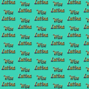 Wise Latina aqua