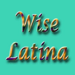 Wise Latina aqua