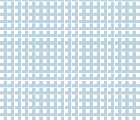 Cloud 9 Check Sky fabric by designedtoat on Spoonflower - custom fabric