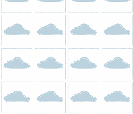 Cloud 9 Patch Sky fabric by designedtoat on Spoonflower - custom fabric