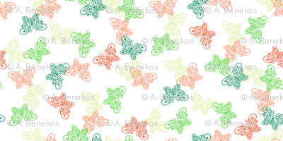 Small Moss Garden Butterflies