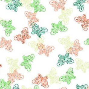 Small Moss Garden Butterflies