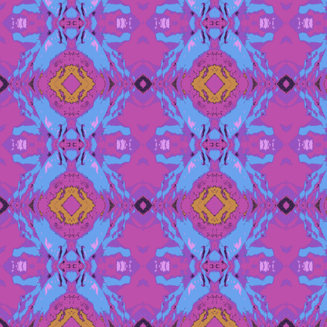 Loco Motion - enhanced colors-smaller fabric by susaninparis on Spoonflower - custom fabric