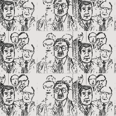 Tokyo_guys fabric by surfacerender on Spoonflower - custom fabric