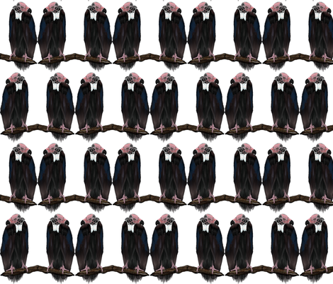 Vulture Buddies fabric by boneyfied on Spoonflower - custom fabric