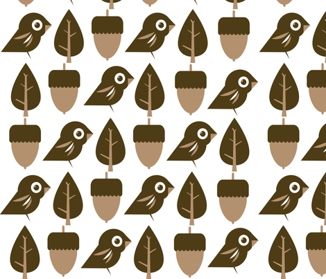 Woodland Simplicity fabric by {whimsy} on Spoonflower - custom fabric