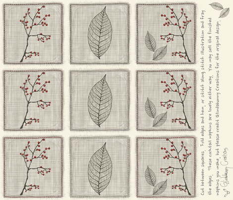 linen look cocktail napkins 