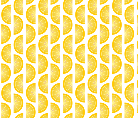 lemons fabric by melhales on Spoonflower - custom fabric