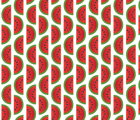 watermelons fabric by melhales on Spoonflower - custom fabric