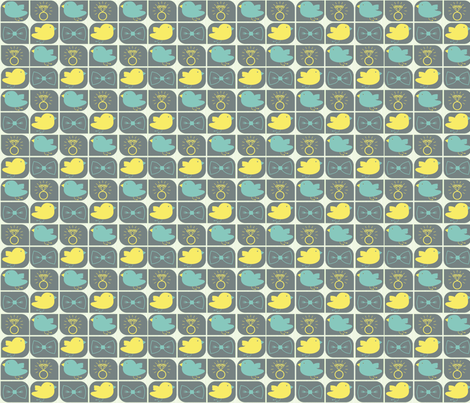 Fancy Feathers fabric by polyesterdress on Spoonflower - custom fabric