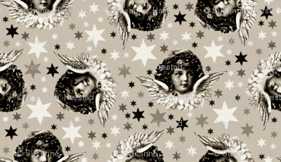 angels vintage brown