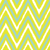 lime+seafoam chevron