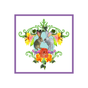 Rabbit Crest for Pillows/Quilting