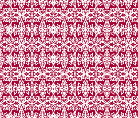 danish reindog fabric by brandbird on Spoonflower - custom fabric