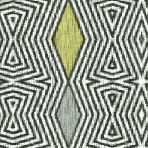 Op Art Ikat - Avocado