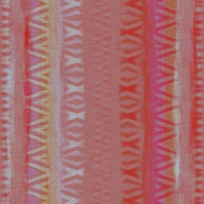 Mauve and Red Diamonds