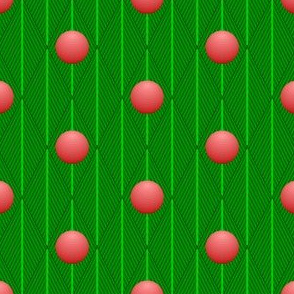 fir fronds + baubles argyle