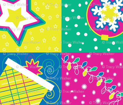 Retro Holiday Cocktail napkins 2012