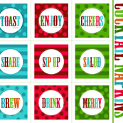 Merry Cocktail Napkins