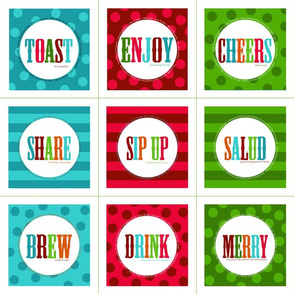 Merry Cocktail Napkins