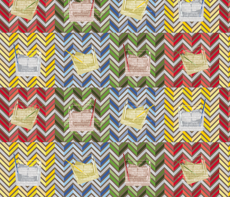 Tipsy Holidays fabric by leighr on Spoonflower - custom fabric
