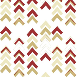 Xmas Chevron Stripe