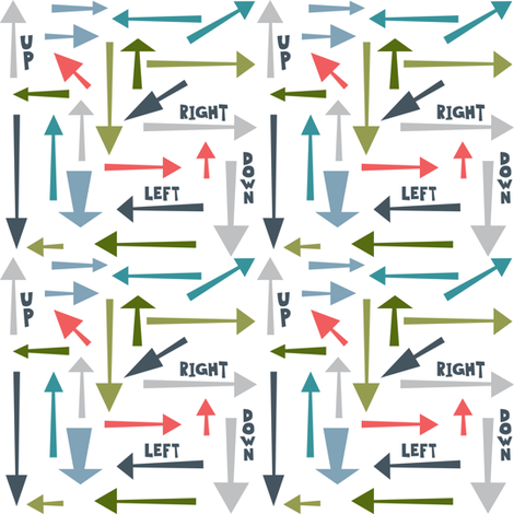 Which Way fabric by kelly_ventura on Spoonflower - custom fabric
