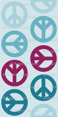 Peace Wave - Mulberry
