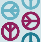 Peace Wave - Mulberry