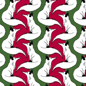 Christmas Fox Stripe