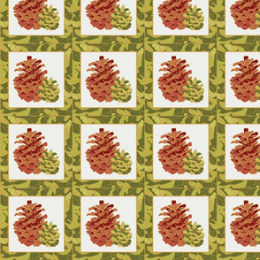 Pine Cone Cocktail Napkin