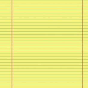 Binder Filler - Legal Yellow