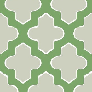Moroccan in Green and Gray
