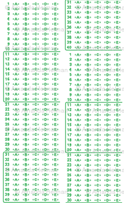 Scantron rectangles fabric - mongiesama - Spoonflower