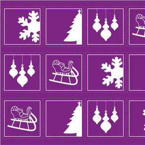 Sugar Plum Holiday Cocktail Napkins