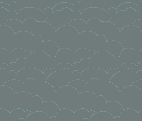 skyline clouds - gray