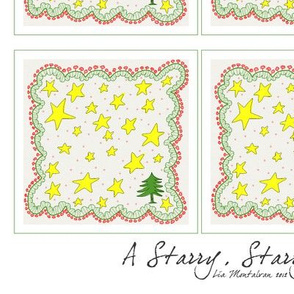 Starry, starry Christmas Cocktail Napkin