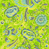 Flight of the Peacock - green version